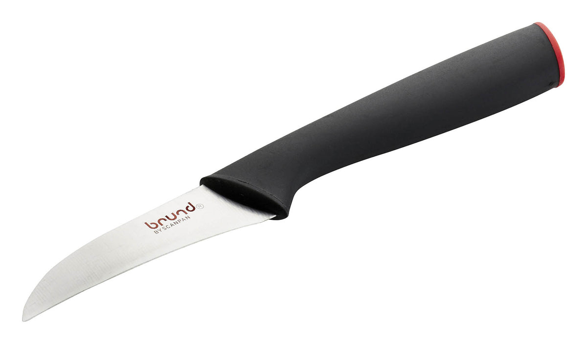 DISCONTINUED BRUND BY SCANPAN Easy Cut 2.75'' Curved Peeling Knife