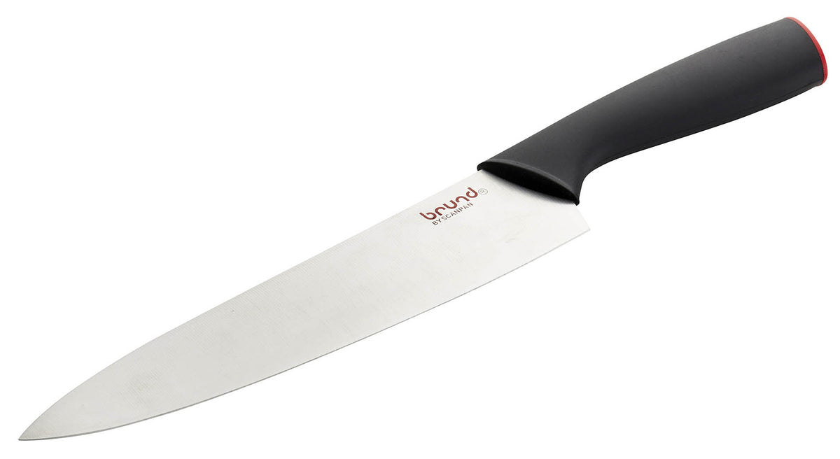 BRUND BY SCANPAN Easy Cut 8'' Chef's Knife with Cover