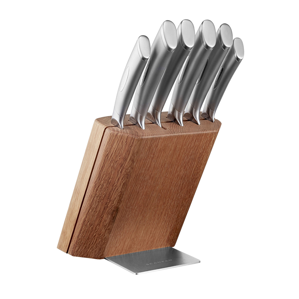 CLASSIC STAINLESS STEEL 7-Piece Knife Block Set